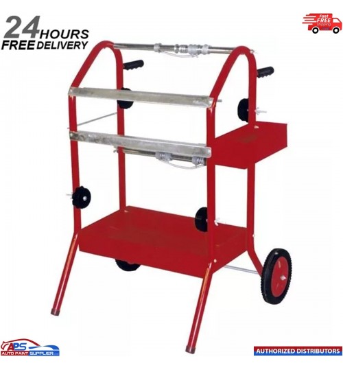 Twin Masking Trolley/Machine Takes 2 x 18" Paper Rolls Dispenser Paint Masking